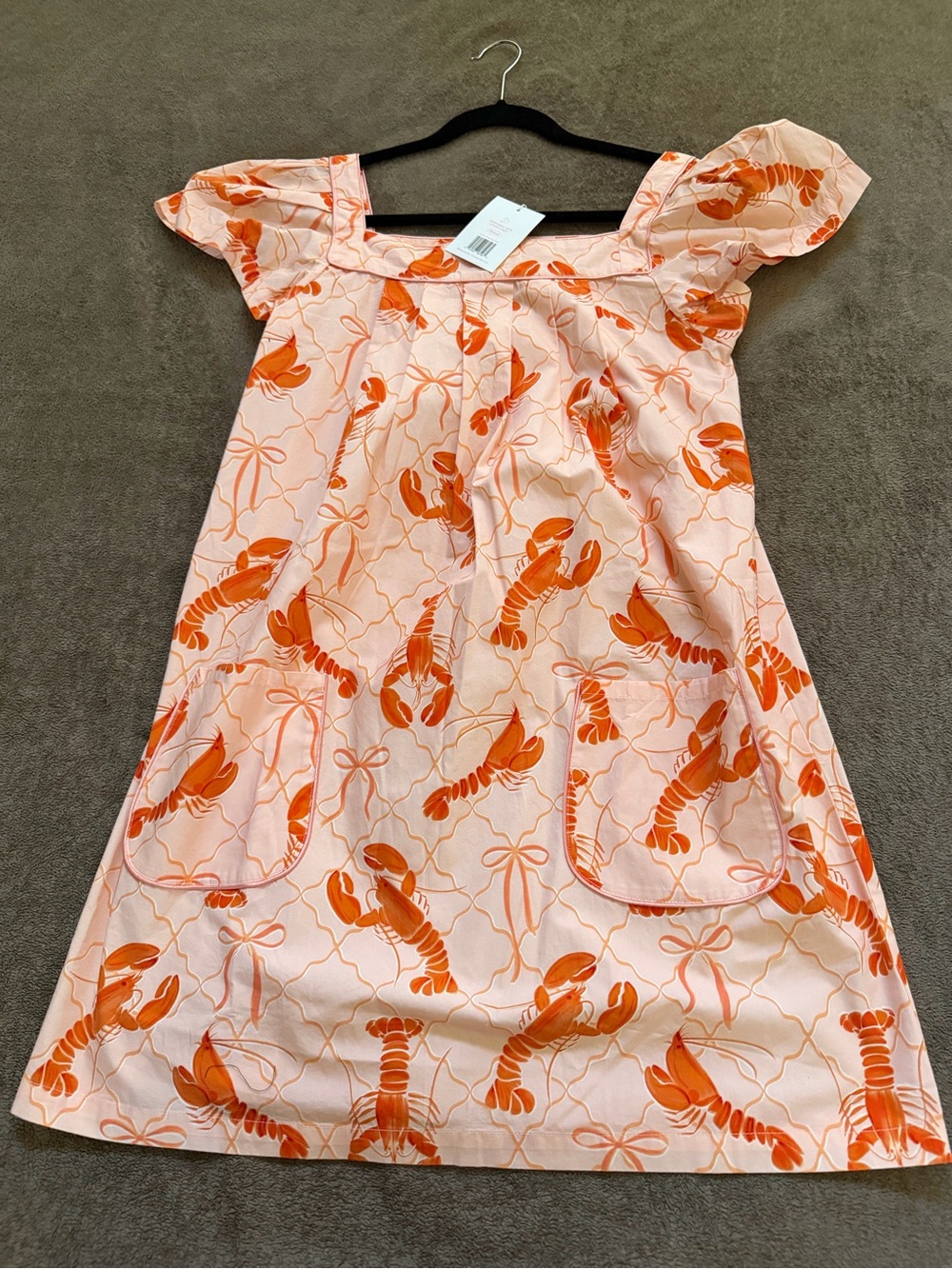 In My Sundays 	Lobster Trellis Short Day Dress